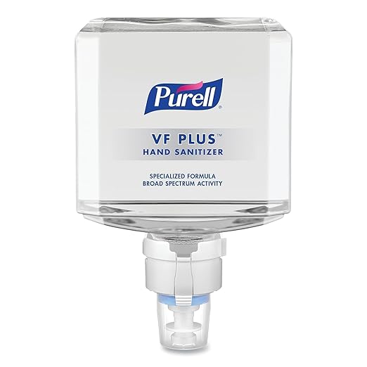 PURELL VF PLUS Hand Sanitizer Gel Fragrance Free 1200 mL Refill for PURELL ES8 Automatic Hand Sanitizer Dispenser (Pack of 2) – 7099-02