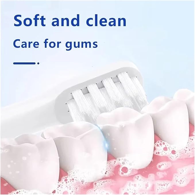 Compatible with Philips HX3120 3130 3216 Sonic Electric Vacuum Toothbrush Soft Bristle Heads(PHILIPS-9pcs)