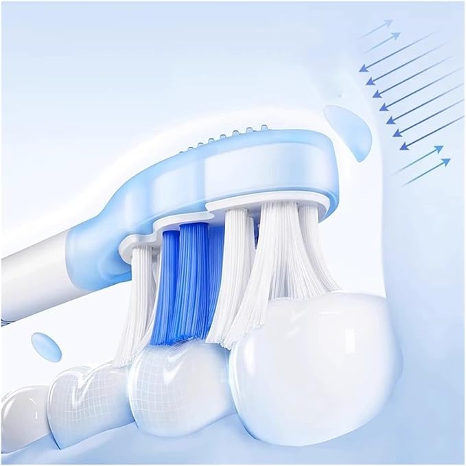 Compatible for Sonic Electric Toothbrush Heads Replacement X1 X3 X3U X5 Teeth Brush Bristle Nozzles Smart Accessory(2pcs Pink)