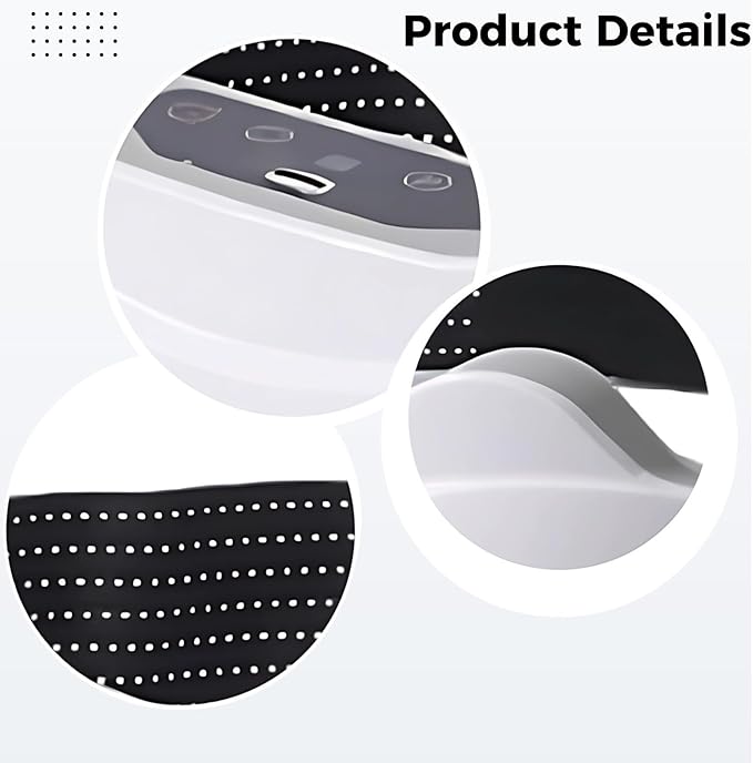 Head Abdominal Massager with Heat Cordless Toning Device Bian and Jade Stone Massage for Abdomen and Waist