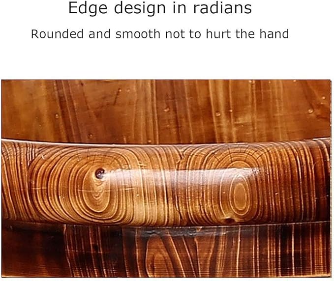 Foot Tub Wooden Foot Basin Wooden Foot BasinSolid Wood Foot TubSpa MassagePedicure Barrels Household Foot Bath Barrel Foot Bath Wooden Bucket Foot Spa Household Wash Ba