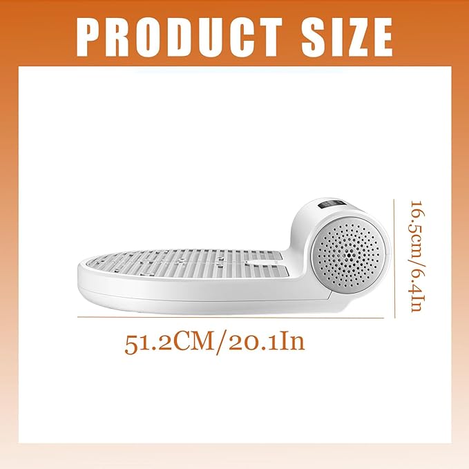 Full Body Dryer Full Body Dryer for Shower Negative Ions Body Heater Blow Dryer Body Hair Dryer Quick Drying Cold and Hot Air Options Feet Touch Panel Drying Machine for Foot