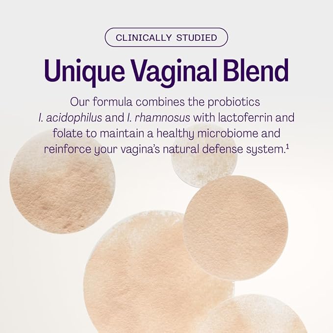 Bonafide Clairvee Vaginal Probiotic for Relief from Odor Itching &amp Discharge. — 1-Month Supply (15 Capsules)