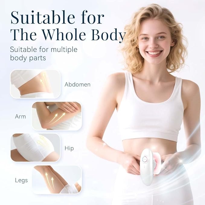 Cellulite Machine Full Kit - The 3-in-1 Sculpting Technology Body Sculpting Device Skin Tightening for Back Belly Waist Arms Legs (1PC)