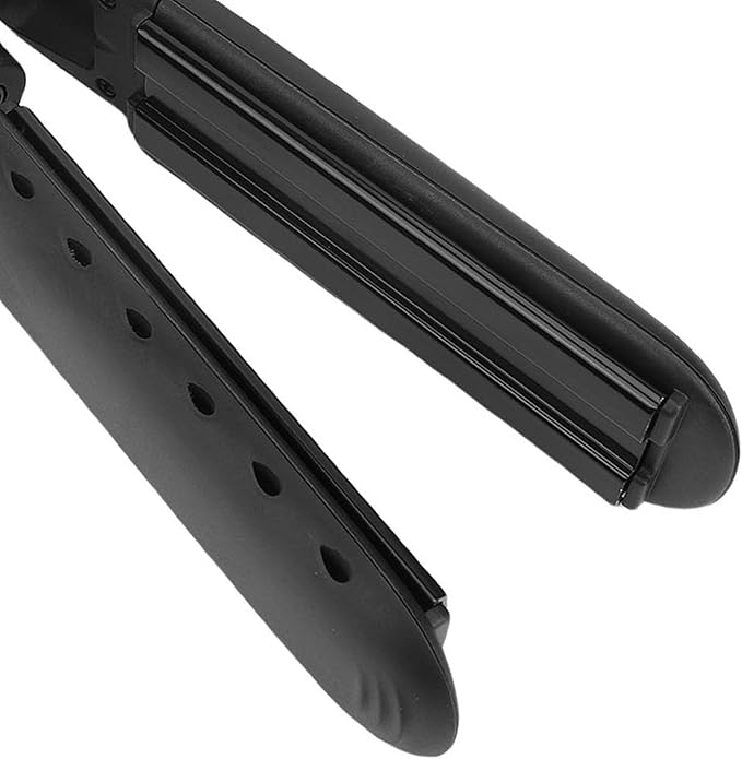 Brrnoo Steam Hair Straightener with Ceramic Coated Plates Fast Heating 5 Adjustable Temperature Settings for Women Evenly Heated Plates with Steam Vents (US Plug)