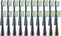 20PCS Replacement Brush Heads Compatible for Flow/X PRO Elite/X/One/Z1/F1Electric Toothbrush(20 pcs Black)