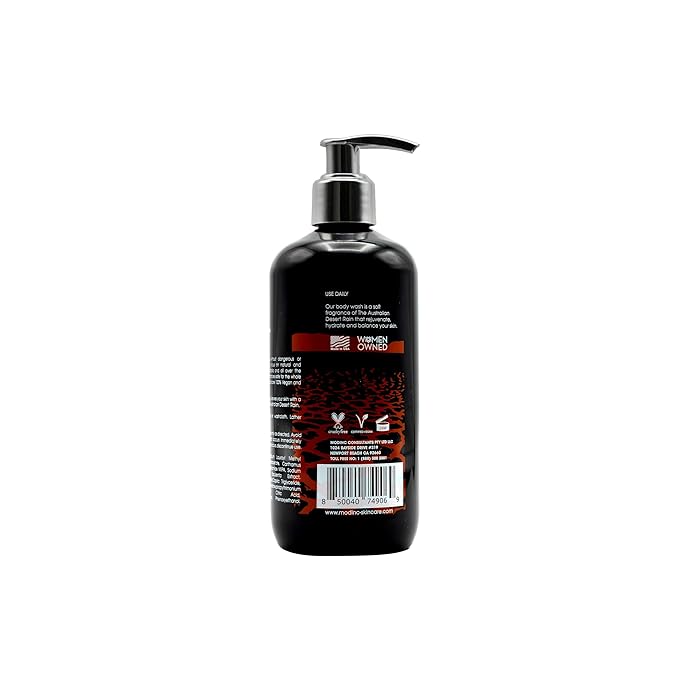 Modinc Luxury Australian Desert Rain Body Wash Hydration Blend Vegan Cruelty Free Pump 11.5 Ounces
