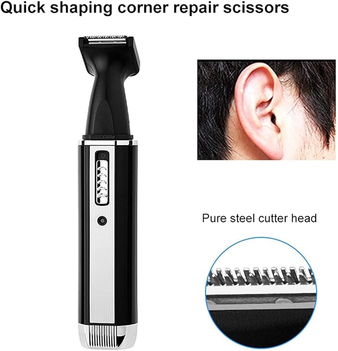 4 in 1 Rechargeable Men Electric Nose Ear Hair Trimmer Painless Women Trimming Side Burns Eyebrows Beard Hair Clipper Cut Shaver