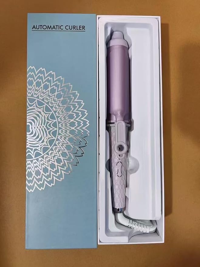 GREEN BREATH 40mm Large Curling WandNegative Ion Curler2 inch Curling IronLarge Barrel Hair CurlerBionic CulerBig Barrel Curling Iron for Long HairHot Tools Professional Curling Rod
