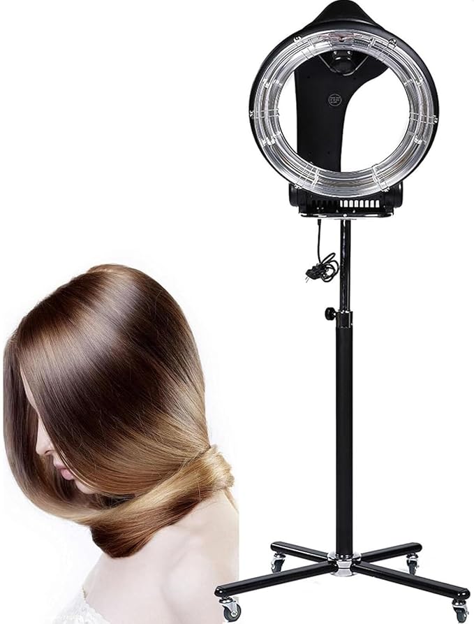 Hair Salon Color Processor Dryer with Rolling Base 6 Mode Conditioner/Perm for Hair Care at Salon and Home (800W)