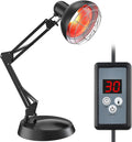 Infrared Light Heat Lamp Near Red Light Therapy for Body Muscle Joint Pain Relieve 150W Bulb with Adjustable Stand Timer