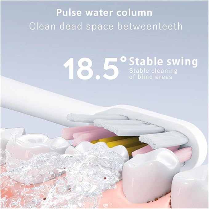 Compatible for X3 Series Replacement Toothbrush Head Refill for Electric Brush Heads V1/X3/X5/X3U/X3P(W-12pcs)