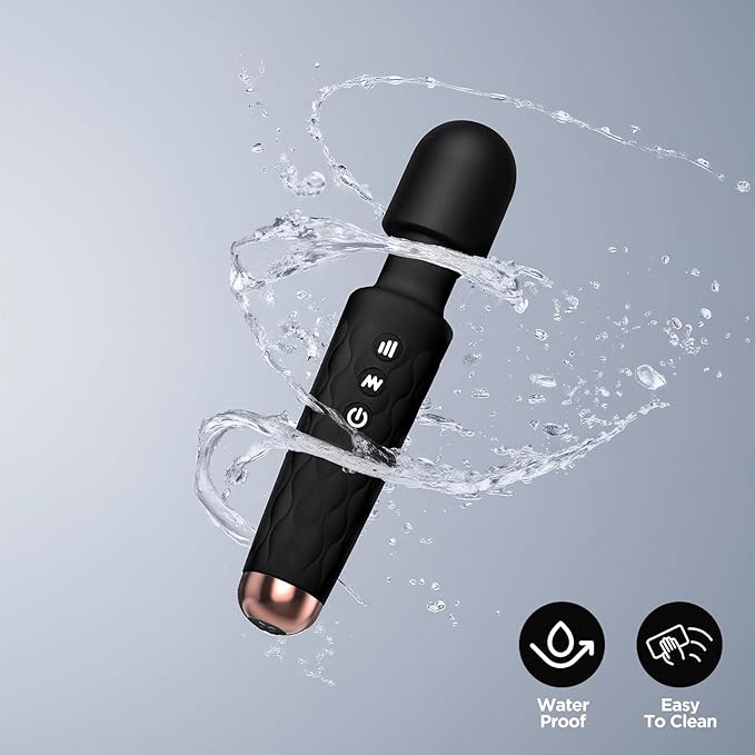 Personal Massager for Women - Quiet Handheld 4-Hour Cordless Percussion Body Massager for Deep Back Relief 8-Speed &amp 20-Mode