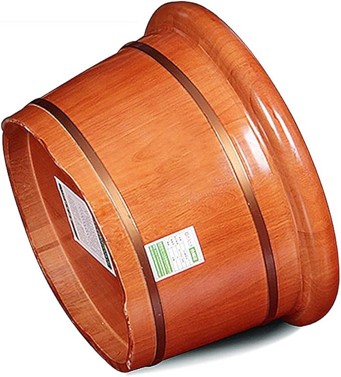 Katzowen Foot Massager Spa Foot Tub Household Foot Bath Wooden Foot Basin Foot Tub Household Pedicure Basin Foot Massage Basin41*26 * 33cm