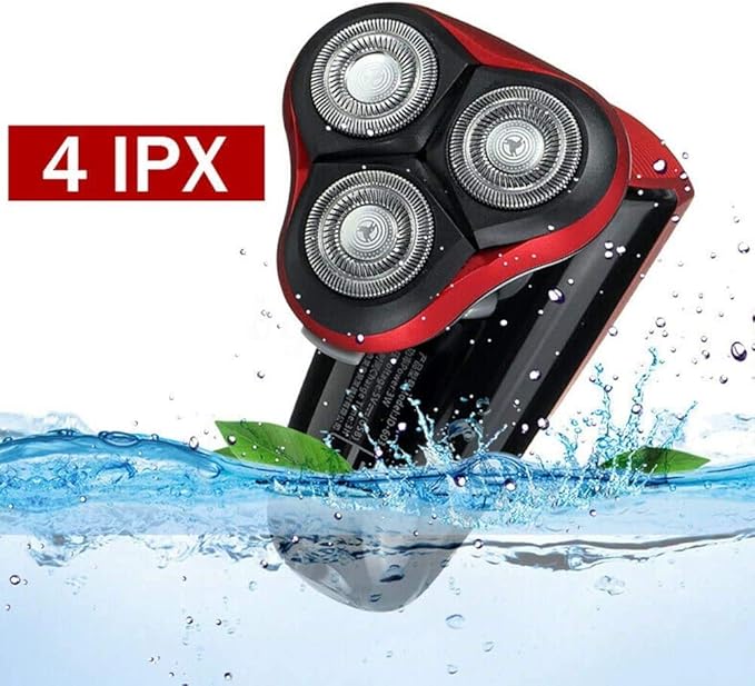 Electric ShaversUSB Rechargeable Wet/Dry Electric Shaver 3 in 1 Waterproof 3D Men Rotary Shaver Cordless Facial Cleaning Brush for Men Women