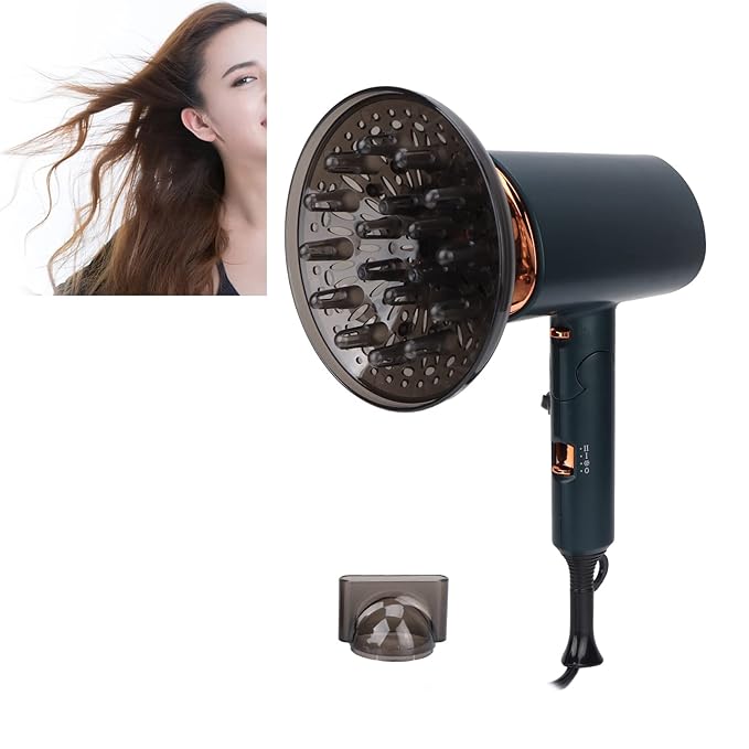 Hair Dryer Lightweight Compact Travel Hair Dryer With Folding Handle Quick Dry Power Airflow Portable Hair Dryer Smart Controls Ergonomic Mini Hair Dryer(#2)