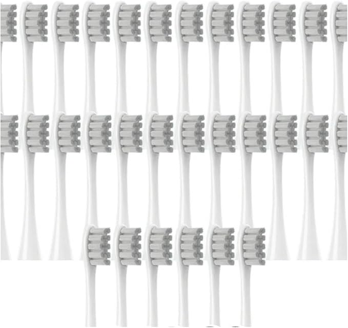 30/50PCS Vacuum BrushCompatible for X/X PRO/ Z1/ F1/ One/Air 2 /SE Replacement Head Sonic Toothbrush Nozzles Soft Bristle(30Gray)