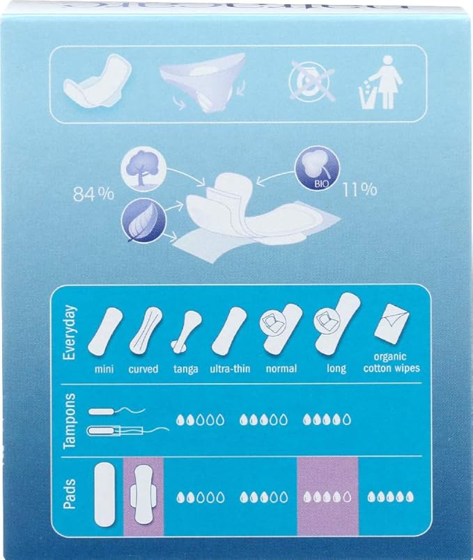Natracare 3104 Ultra Long Pads 10 Count 6 Pack