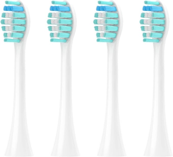 Compatible for Electric Toothbrush Head 051B Cleaning Replacement Bristle Brush Heads Nozzles4/8/16pcs(4PCS White)