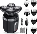 Head Shavers for Men Men’s 5-in-1 Electric Head Shaver Waterproof Electric Razor Rechargeable Wet and Dry Mens Grooming Kit Head Shaver