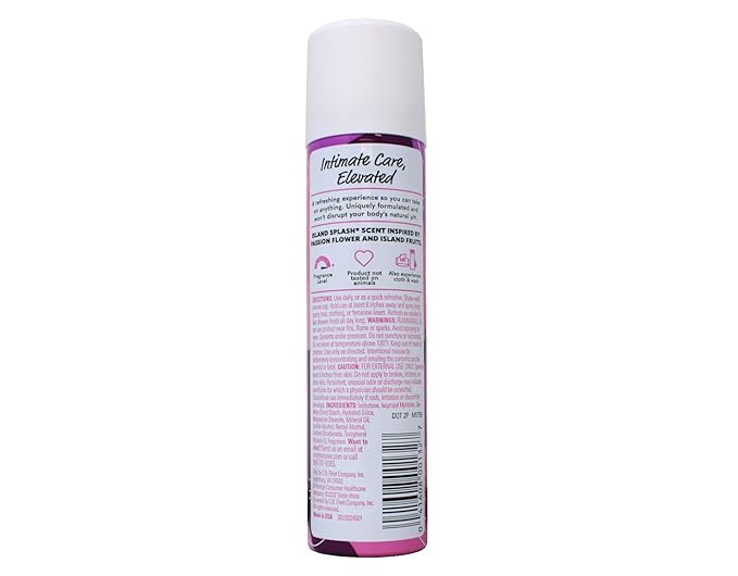 Summer's Eve Feminine Deodorant Spray Island Splash 2 oz (Pack of 8)