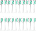 20Pcs Electric Toothbrush Head T300 T500 T700 Replacement UniversalCompatible for XIAOMI/MIJIA Series(Gold)