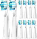20 Pcs Toothbrush HeadCompatible for Fairywill Sonic FW-507/508/515/551/917/959/2011/D1/D3/D7(20 PCS White)