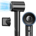 Hair Dryer 1400W Professional High Speed Hairdryer 500 Million Negative Ionic Hair Dryer 3 Speeds and 5 Temps Fast Drying Anti Frizz Low Noise Thermo-Control Hairdryers for Women-Black