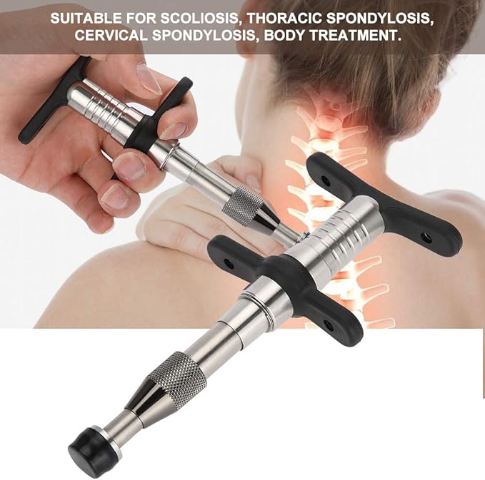HURRISE Manual Spine Correction Chiropractic Massager for Complete Muscle Relaxation