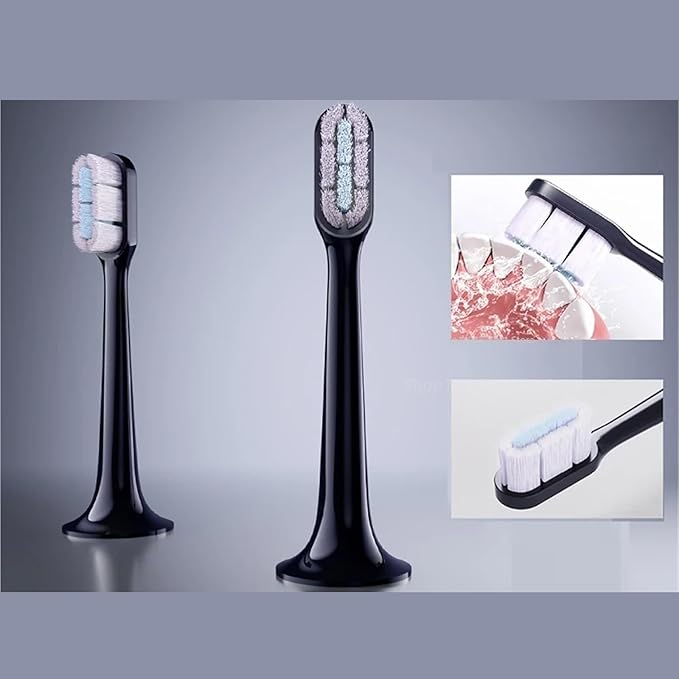 Compatible for Xiaomi Mijia 2/4/6Pcs Soft Bristles Replacement Toothbrush Heads - T700 Sonic Toothbrush Waterproof(F)
