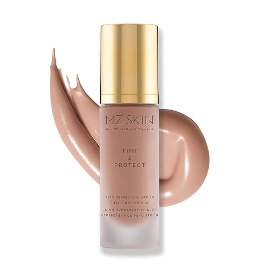MZ SKIN Tint &amp Protect Skin Perfecting SPF 30 Tinted Moisturiser 1.01 fl oz | Broad Spectrum UVA/UVB | With Hyaluronic Acid Kahai Nut Oil &amp Vitamin C