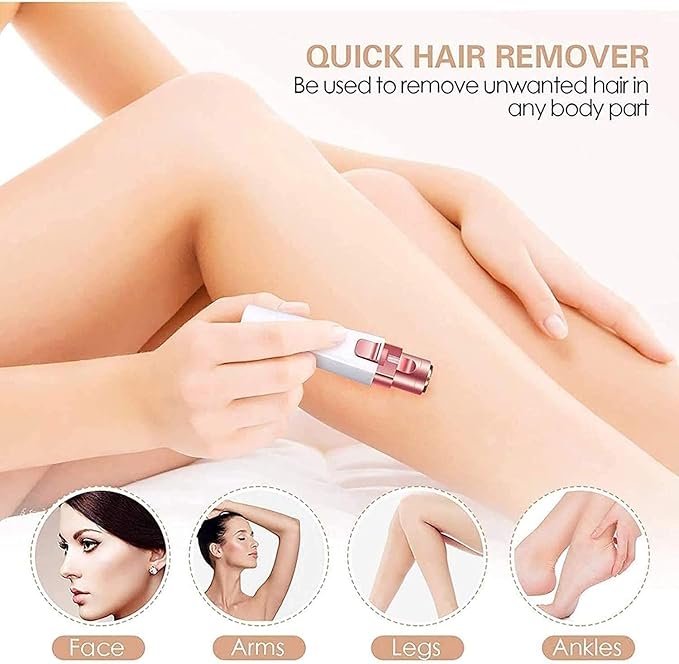 Nose and Ear Hair Trimmer2 in 1 USB Rechargeable Painless Ear and NoseWaterproof Stainless Steel Head Professional Painless Nose Hair Remover