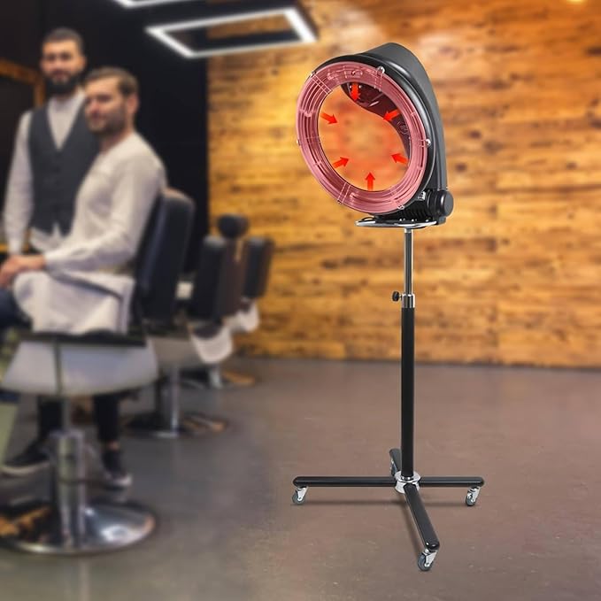Professional Salon Standing Hair Dryer Orbiting Hair Dryer 950W Timer Adjustable Temperature Height Color Treatment Hairs Processor Perm Semicolor Styling Machine