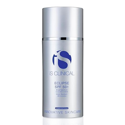 iS CLINICAL Eclipse SPF 50+ Sunscreen Zinc Oxide tinted sunscreen ultra sheer non-greasy matte finish sun cream for face