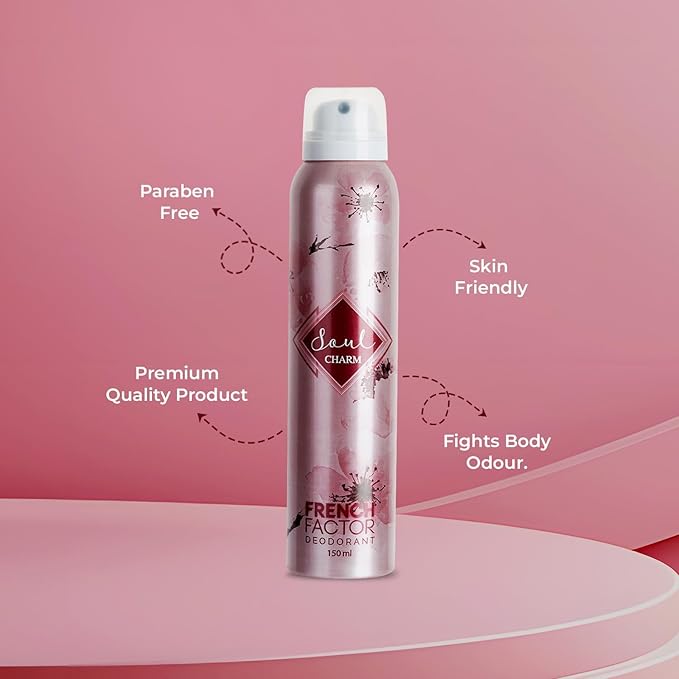 VIVA Real Women &amp Girl's Fragrance Soul Charm Combo Deodorant Spray - (Pack of 2) Unbeatable Fragrance for Hours.