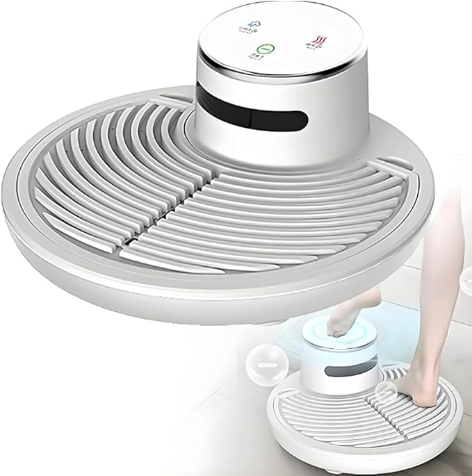 Waterproof Body Dryer Full Body Dryer Machine with Gravity Sensor Negative Ion Skin Care Machine Supports to 150kg Cold/Warm Air Adjustable for Bathroom Gym Hotel