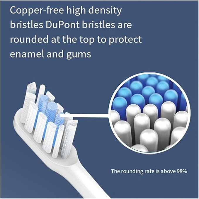 Compatible for T301 MES605 T302 MES608 T501 MES607 Replacement Tooth Brush Heads20 Pcs