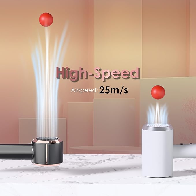 Nicebay Hair Dryer Portable Ionic Blow Dryer with Diffuser for Curly Hair