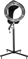 3 in 1 Orbiting Infrared Hair Dryer - Hair Steamer Professional Salon Hair Color Processor with Wheels Adjustable Height and Temperature Digital Display for Home Salon Use