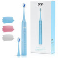 Pop Sonic Pro 2.0 Electric Toothbrush (Blue) Rechargeable Sonic Toothbrush with 45000 Vibrations Per Minute &amp 4 Cleaning Modes for Adults &amp Kids with Long Lasting Dupont Nylon Bristles