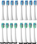 Compatible for Philips Sonicare Toothbrush Brush Head Replacement Heads HX3/HX6/HX9 Series HX3210/3211/6150/6500/6510/6530/9342/6730(8P2 8P3)