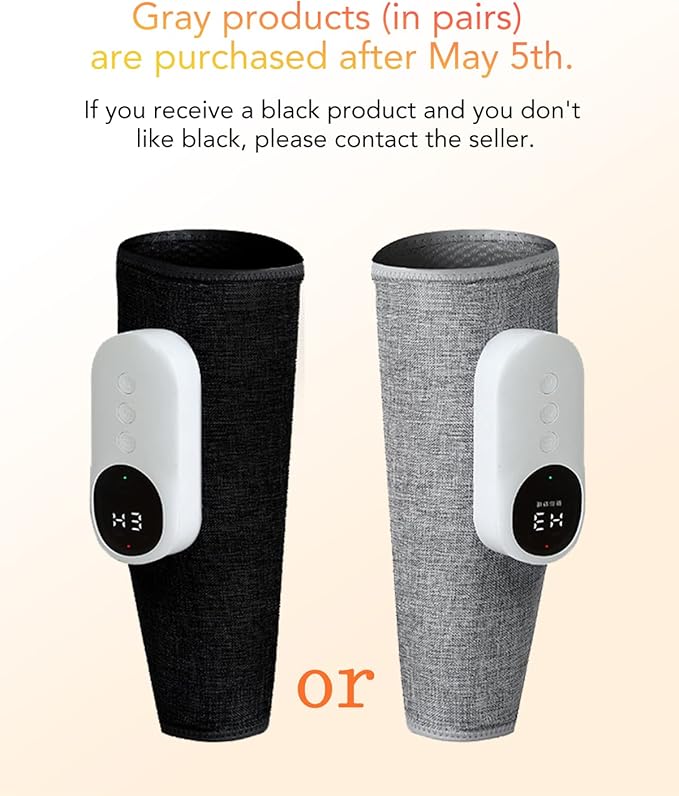 Leg Massager for Circulation and Pain Relief Calf Air Compression Massager with Heat Leg Massager with 3 Intensities 3 Modes Easy to use Muscle Relaxation Gifts (Pair)