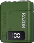 Men's Pocket Shaver Washable Double Head Razor USB Mini Portable Razor Rechargeable Waterproof Green Face Portable Battery Powered ShaverG SV001 Attachment