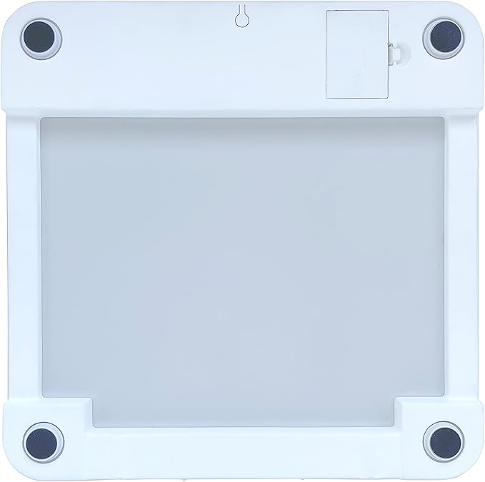 Taylor Glass Digital Bathroom Scale for Body Weight with Motion and Light Sensors Bright LED Display 440 lbs White