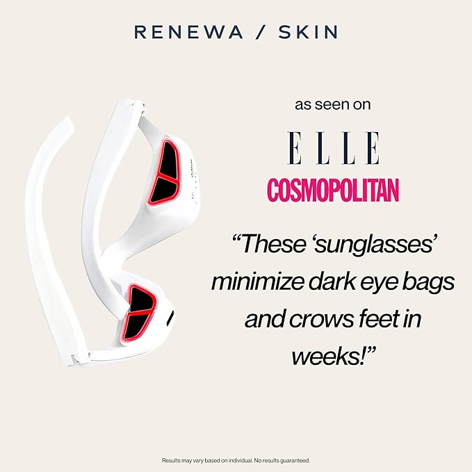 Renewa EyeLift | Under-Eye Beauty Tool with Gentle Light | Skincare Tool for Refreshing Brightening and Radiant-Looking Skin | At-Home Self-Care Facial Tool for Smoother-Looking Eyes