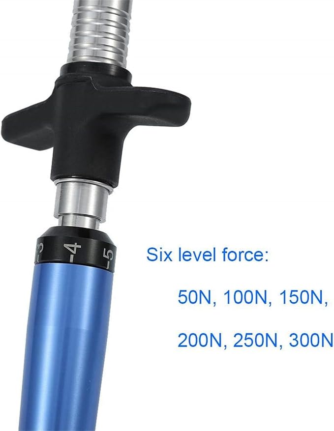 Spine Correction Gun with 4 Repaceable Massage Heads 6 Levels Manual Spine Activator Chiropractic Therapy Massager Tool Spine Adjusting Massager