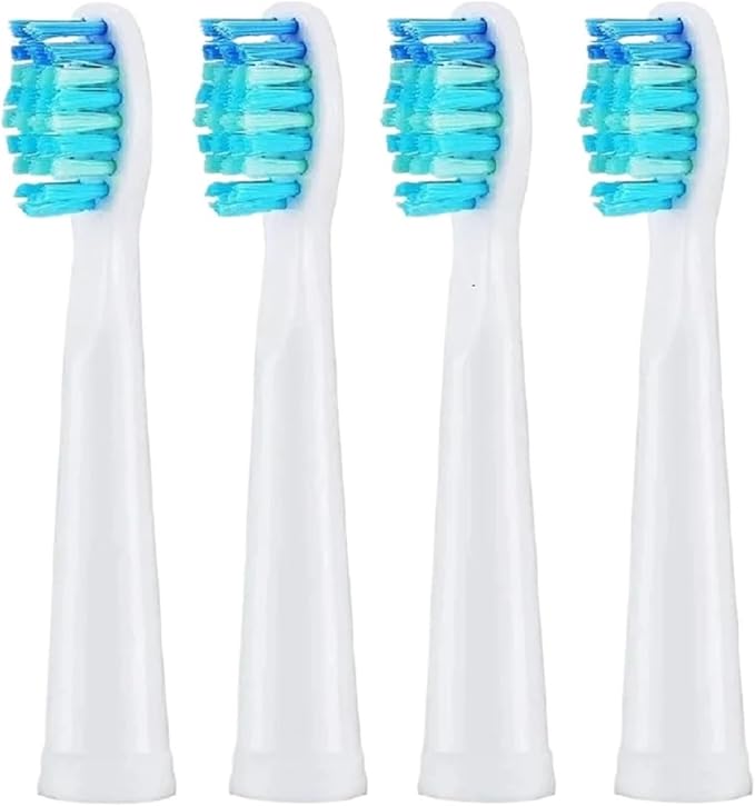 Compatible for 4 Pcs Toothbrush Head Bristle Refill(4 Pcs White)