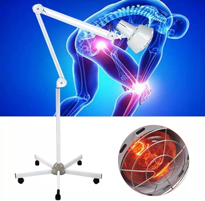 IR-Heat-Infrared Large Light Range Infrared Lamp Foldable Heat-Infrared White