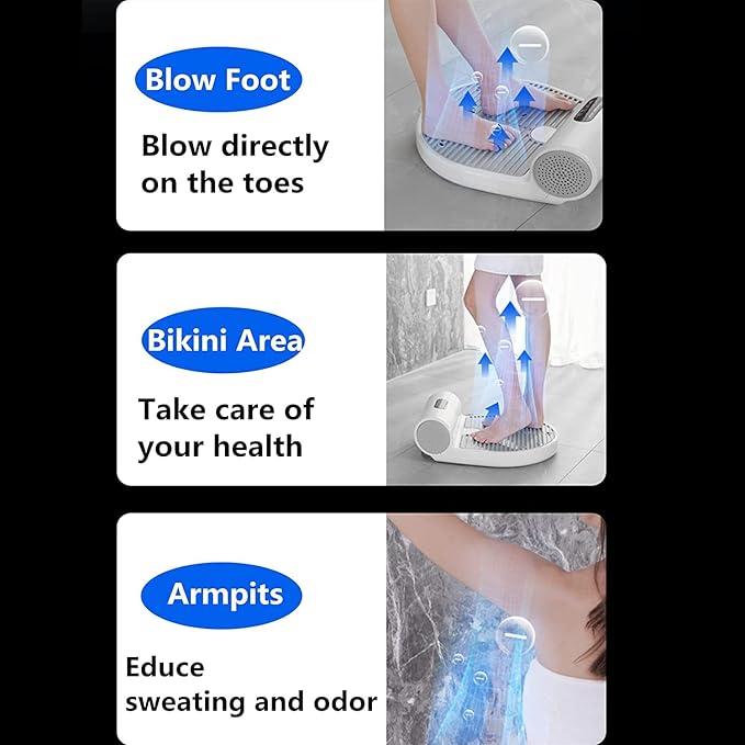 Body Hair Dryer After Shower Smart Foot Touch Touch Screen Full Body Hair Dryers for Bathroom Hot Wind/Cool Wind for Household BathroomWithout Smart Scale(Without Smart Scale)