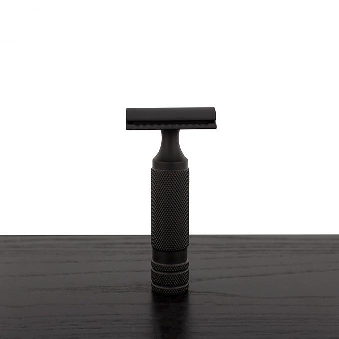 West Coast Shaving Midnight Collection Razor 110B Black Stainless Steel (WCS Exclusive Closed Comb (Lithe))